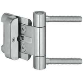 Regulējamas eņģes ārdurvīm ar caurejošu vērtnes blīvējumu BAKA 2D 20 FD RZ 57 MSTS