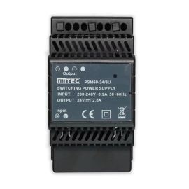 Impulsu barošanas bloks DIN sliedei 3U Din Rail PSM Series 60W Switching Power Supply