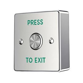 Izejas poga Cbutton 11C LED 86x86mm, ar virsapmetuma montāžas kārbu, 12-24V, IP67,  nerūsējošais tērauds