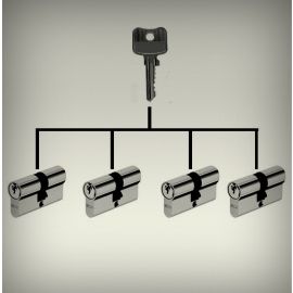 Pakalpojums - profilcilindra pārbūve par vienādi slēdzošu