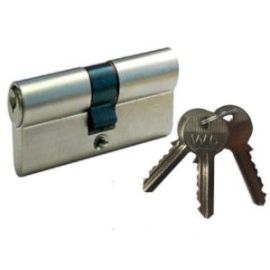 W5 Profile cylinder 35-65, nickel plated brass