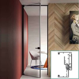 Veramo alumīnija rāmju durvju konstrukcija DIV-250