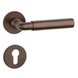 Rokturu garnitūra ar apaļām rozetēm AS FICARIA R, dedzināta umbra