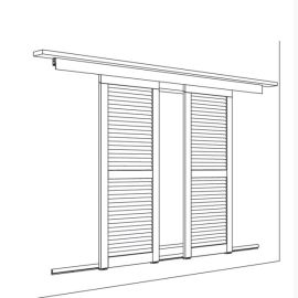HAWA FRONTSLIDE A SYMMETRIC sistēma simetriski bīdāmiem slēģiem ar 2 vērtnēm