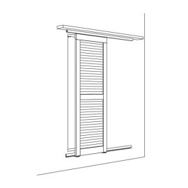 HAWA FRONTSLIDE 100 A Low mehānismu sistēma bīdāmiem slēģiem ar zemo sliedi