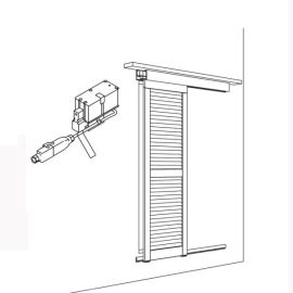HAWA FRONTSLIDE 100 MATIC mehānismu sistēma bīdāmiem slēģiem ar motorizētu vadību