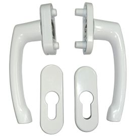Handle set for balcony doors GLOBE TL/PZ