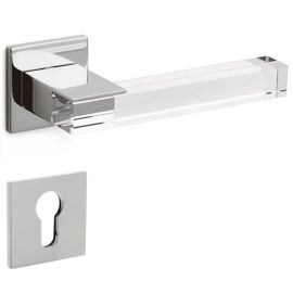 Rokturis ICE CUBE M223B PZ, pulēti hromēts + caurspīdīgs, pulēts stikls. OLIVARI