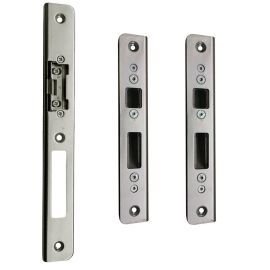 Set of strike plates for multi-point locks with hooks and bolts 15-530E/3615-530Q31
