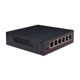 PoE komutators 4FE(PoE)+2FE(Uplink) 60W