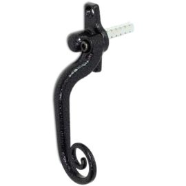 Slēdzams logu rokturis MONKEY TAIL, antīki melns