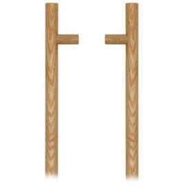 Lielrokturis METROPOL PP 1000/38mm, kop.garums 1200mm, abpusējs ar caurejošu stiprin., ozols dabīgs