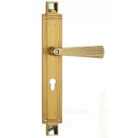 Historic-style door handle with crystals OPERA crystal 1056 PL