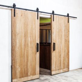 ROB® PULLEYS 200 bīdāmo durvju sistēma koka durvīm, slēģiem un vārtiem