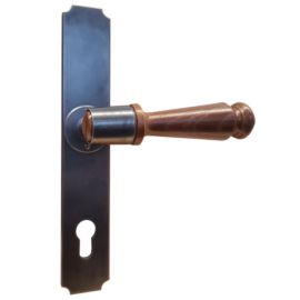 Security set with wooden handles for exterior doors 111