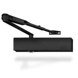 Durvju aizvērējs GEZE TS 4000 ar fiksējošo vērējroku, melns