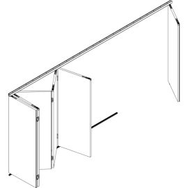 HAWA VARIOFOLD 80 H salokāmi bīdāmo durvju sistēma