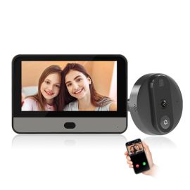 Video actiņa ar ekrānu un iebūvētu domofonu un durvju zvanu, savienojama ar TUYA mobilo aplikāciju