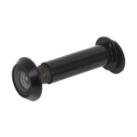 Durvju actiņa ar vāciņu, Ø14 mm, DB 50-80mm, krāsota melna