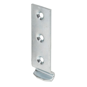 Locking hook, bent, 83x25x2.5, galvanised
