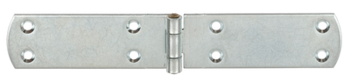 Rounded hinges, 400x40x3, galvanised