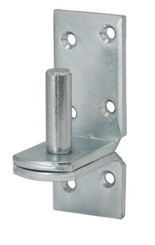 Hook on plate, screw-on, 16x118x40 mm, galvanised