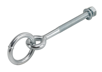 Bolt with loop 12x155 mm, galvanised