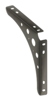 Delta-Line bracket, steel matt, 200x200x24