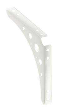 Delta-Line bracket, white, 200x200x24