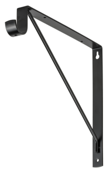 Konsole ar āķi, 260x300, melna