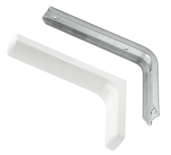 Konsole ar plastm. apvalku, 135x90x35, balta