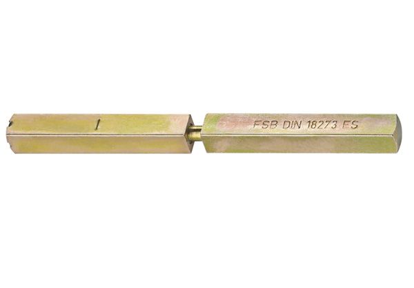 ANTI-PANIK split handle spindle for panic doors 9x64/59 mm
