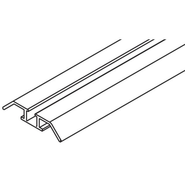 042.3080.990 grīdas sliede līmējama, alumīnijs anodēts, piegriežama pēc izmēra (cena par 1 m)