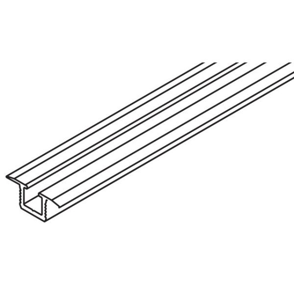 042.3089.990 grīdas sliede iefrēzējama, alumīnijs anodēts, piegriežama pēc izmēra (cena par 1 m)