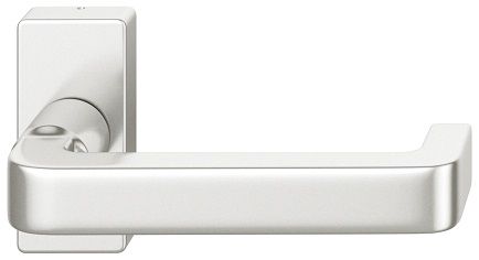 FSB 09 1134 rokturis bez ass ugunsdrošām profilrāmju evakuācijas durvīm, ar kantainu rozeti, alumīnijs anodēts dabīgā tonī F1