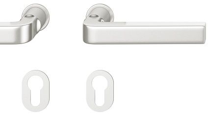 Plug-in handle set PZ, alu F1