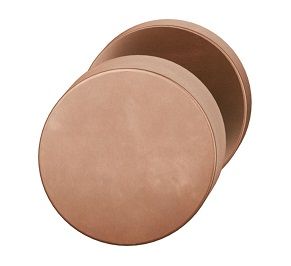 2329 door knob, one-sided fastening, vaxed bronze