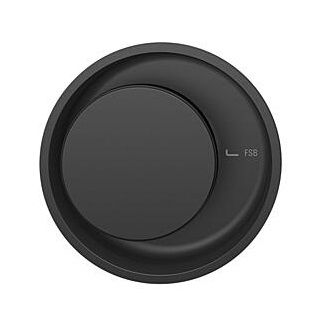 Bīdāmo durvju rokturis, apaļš, alumīnijs S8, LABAIS