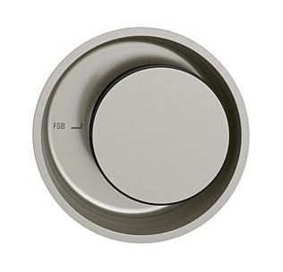 Bīdāmo durvju rokturis, apaļš, alumīnijs F1, KREISAIS