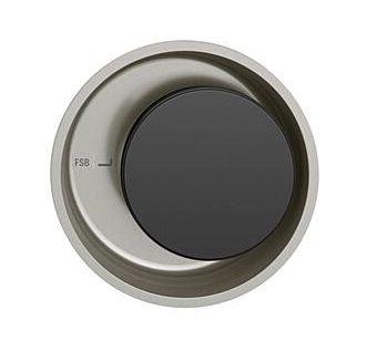 Bīdāmo durvju rokturis, apaļš, alumīnijs F1/S8, KREISAIS