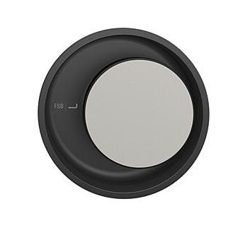 Bīdāmo durvju rokturis, apaļš, alumīnijs S8/F1, KREISAIS