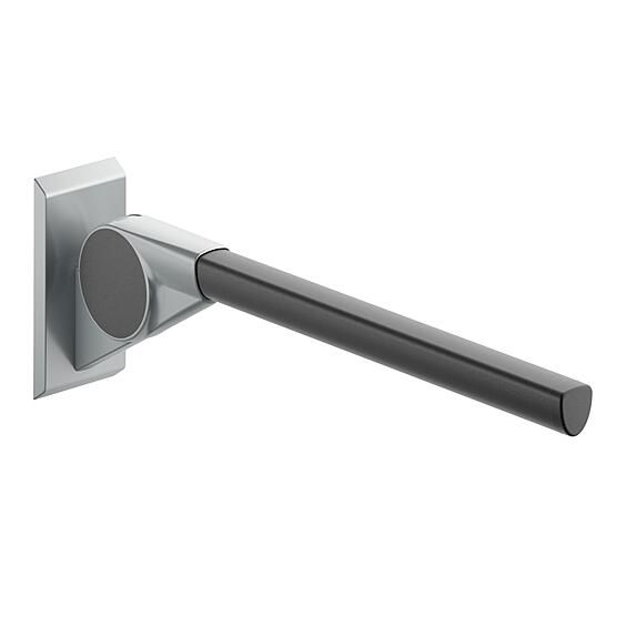 Drop-down support rail for WC/basin area A100 700mm, anthracite/aluminium grey