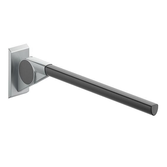 Drop-down support rail for WC/basin area A100 850mm, anthracite/aluminium grey