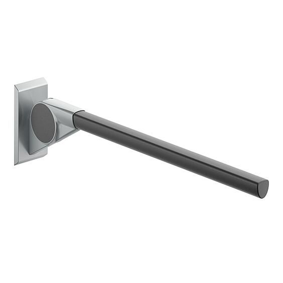 Drop-down support rail for WC/basin area A100 900mm, anthracite/aluminium grey