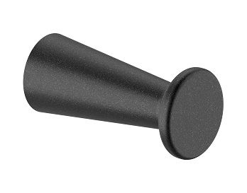 Bathrobe hook A100, 80mm, metallic anthracite grey tone RAL-7016