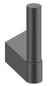 Rezerves WC papīra ruļļa turētājs A100, antracīta pelēks RAL7016