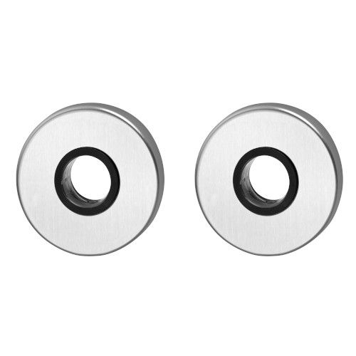 1051 handle roses with M5 metric screws, aluminium natural F1