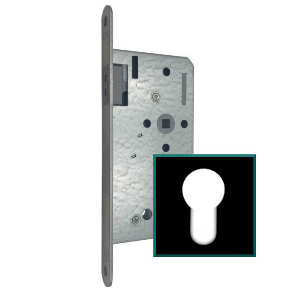 116-1/2-PZ 55/72-20 magnetic lock, st.steel black