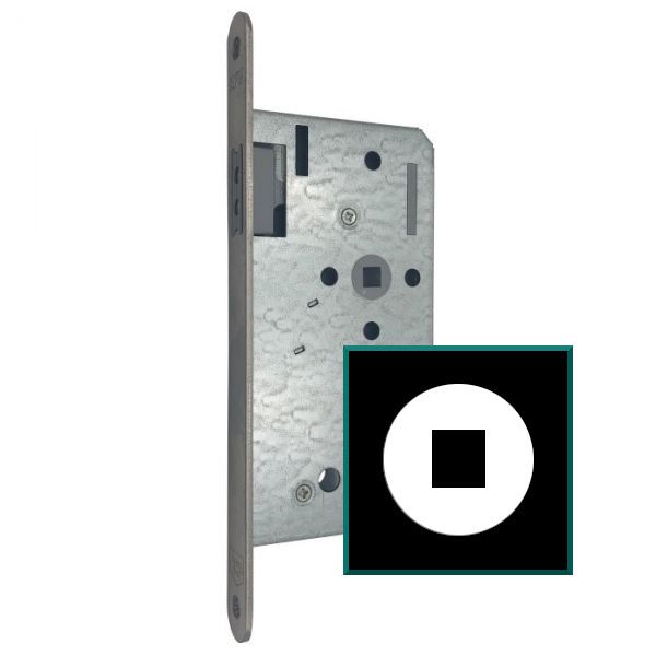 116-1/2-WC 55/78-20 magnetic lock, st.steel black