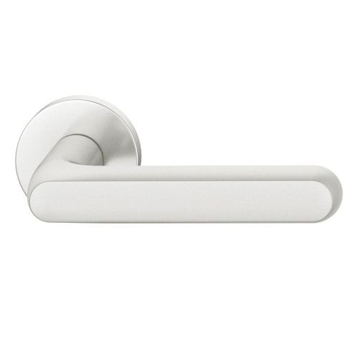 Handle set on round roses BAC, aluminium F1
